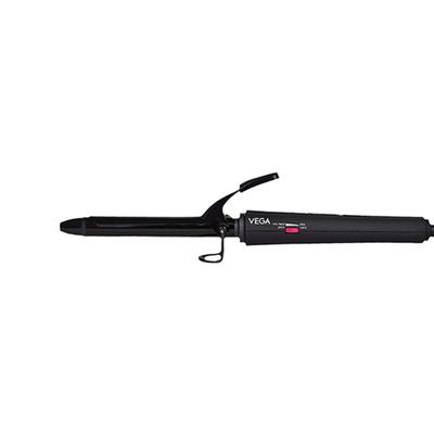 VEGA Smooth Curl Hair Curler 19 mm With Ceramic Coated Barrel and Adjustable temperature (VHCH-03) Black 1's - Multi-Stylers