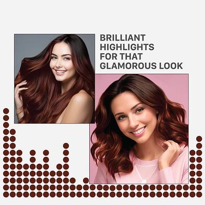 Streax Ultralights Hair Colour Highlight Kit, Brown Hair Colour, Latte Brown, 1's - Crème