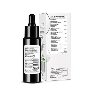 Brillare AHA BHA Face Peel For Smoother, Blemish-free Skin 30 ml - Scrubs & Exfoliants