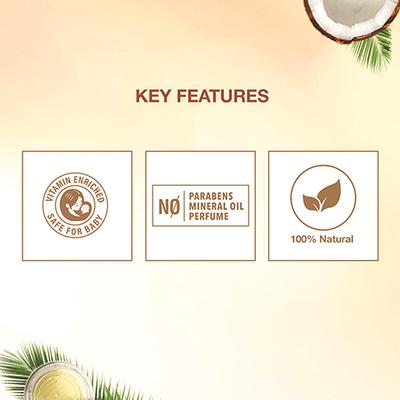 Coco Soul Multipurpose Oil from the makers of Parachute - For Skin, Hair & Baby Massage- 100% Natural - Paraben, Perfume & Mineral Oil Free 150ml - Massage Oils