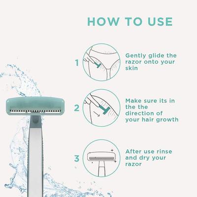 Furr Reusable Blade Bikini Line Razor With Shaving Foam For Women Combo 1's - Intimate Hygiene