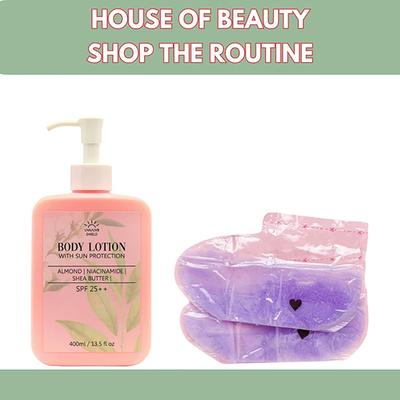 House of Beauty Lavender Paraffin Foot Socks Reusable For Home Pedicure For Smooth Feet (1Pair) 1's - Foot Creams & Lotions