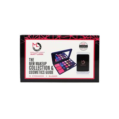 Matt Look The New Makeup Collection & Cosmetics Guide, 15 - Eyeshadow, 3 - Blusher, 02 - Multicolor 26 gm - Face Palettes