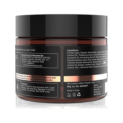 The Man Company Skin Brightening Anti Pollution Cream - Multani Mitti & Coco Butter 50 gm - Face Creams