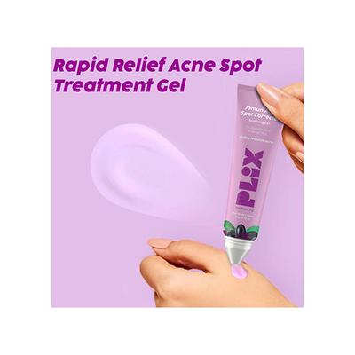 PLIX Jamun Acne Spot Corrector Gel for Reducing Active Acne, Day & Night Gel, Controls Oil & Soothes Inflammation for Men & Women 15 gm - Face Gels