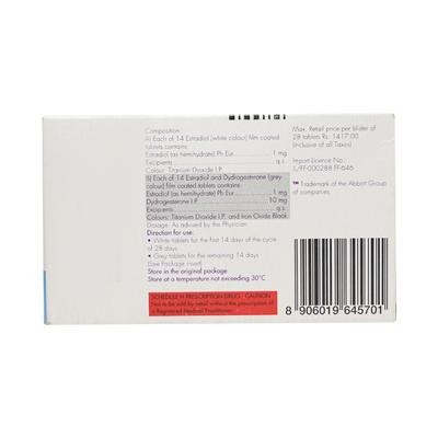 Femoston 1/10mg Tablet 28'S - Hormonal Therapy-Oes