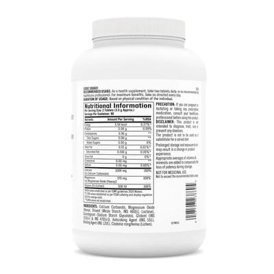 GNC Calcium Plus 1000 with Magnesium Vitamin D3 Caplets 180's - Calcium And Minerals