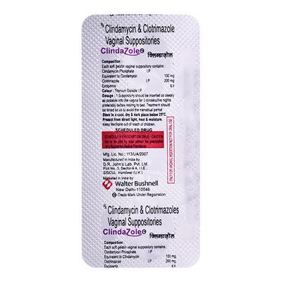 Clindazole Suppository 3'S - Vaginal Conditions-Pre