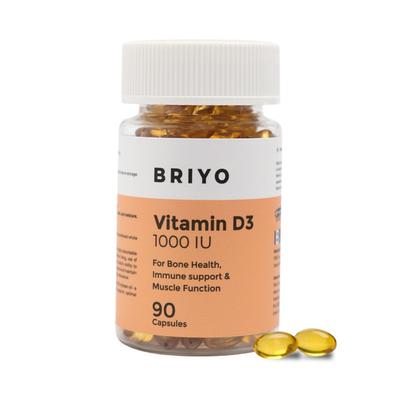 Briyo Vitamin D3 1000 IU Softgel 90's - Multi-Vitamins