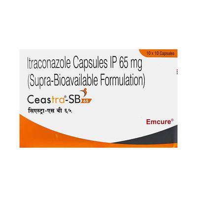 CEASTRA SB 65 Capsule 10's - Fungal Infections-Anf