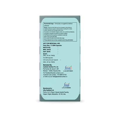 Aesthetic Nutrition Pre and Probiotic Capsules With Fructo-Oligosaccharides, Bifidobacterium, And Streptococcus Thermophilus 60 Capsules 1's - Multi-Vitamins