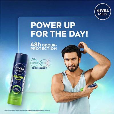 Nivea Deo Men Fresh Power 150ml - Men Deodorants/Roll-Ons