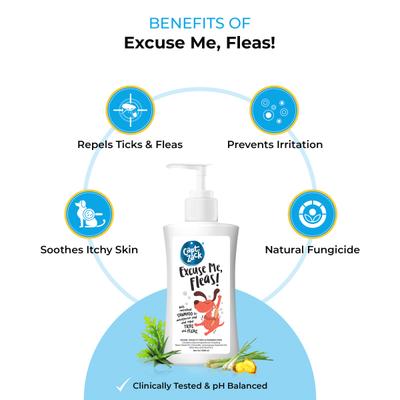 Capt. Zack Excuse Me Fleas Shampoo 500 ml - Pet Healthcare