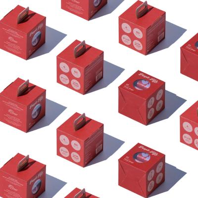 Purple Tails Dog Poop Bag Rolls - Strawberry 60's - Pet accessories