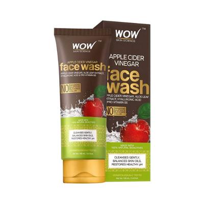 WOW Skin Science Apple Cider Vinegar Face Wash Pack of 2 200 ml - Face Washes