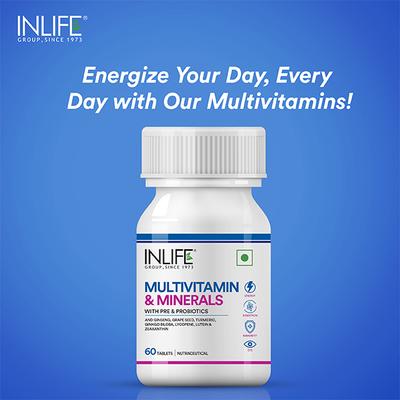 Inlife Multivitamin & Minerals Tablet 60's - Multi-Vitamins