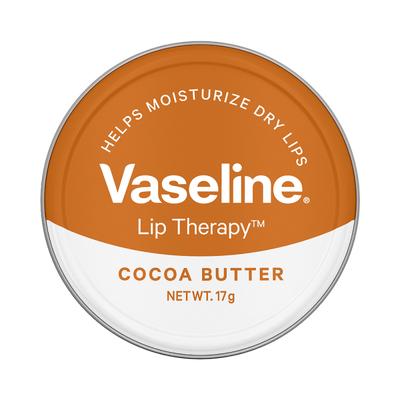 Vaseline Lip therapy Tins Cocoa Butter 17gm - Lip Scrubs