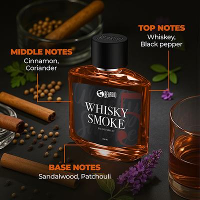 Beardo Whisky Smoke Eau De Perfume 100ml - Men Perfumes (Edt/Edp)