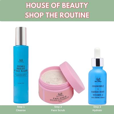 House of Beauty Face Scrub with Kojic Acid To Exfoliate, Brighten & Remove Dark Spots 100ml - Face Scrubs