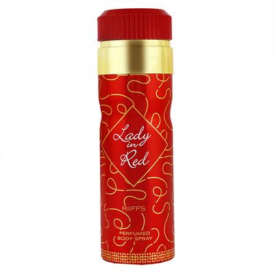 RiiFFS Lady In Red Deodorant For Women, , Perfume Body Spray 200 ml - Women Deodorants/Roll-Ons