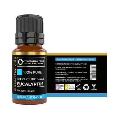 Organic Forest 100% VEGAN Eucalyptus Essential Oil 10 ml - Essential Oils