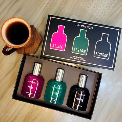 La French Belief, Bestow and Bespoke Perfume Gift Set for Men 90 ml - Men Perfumes (Edt/Edp)