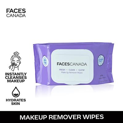 Faces Canada Fresh Clean Glow Makeup Remover Wipes 30 30'S - Make Up Removers