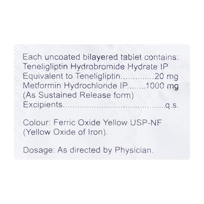 Olymprix M 1000mg Tablet 15'S - Diabetes-Ant