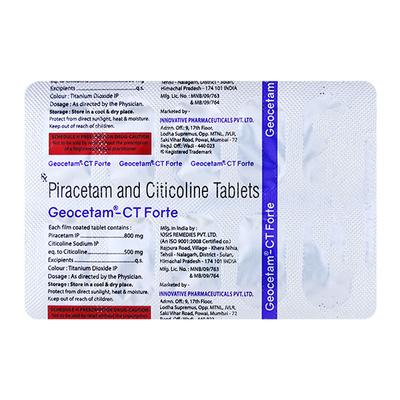 GEOCETAM CT FORTE Tablet 10's - Alzheimer-Neu