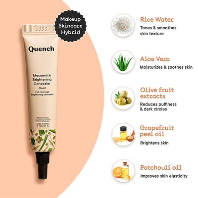 Quench Botanics Mesmerice Brightening Concealer - Light Medium 10 ml - Concealer
