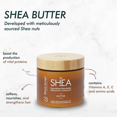 Beauty Garage Shea Retention Butter 500 ml - Hair Masks & Packs
