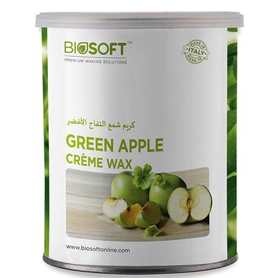 Biosoft Green Apple Cream Wax Liposoluble Wax 800 ml - Shaving & Hair Removal