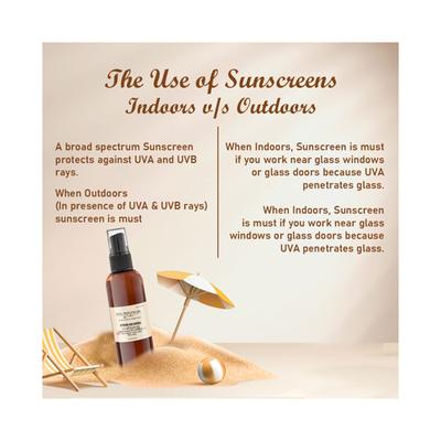 bhu botanicals Sunscreen Lotion SPF50 PAPlus Broad Spectrum Protection UVAUVB 100 ml - Face Sunscreen