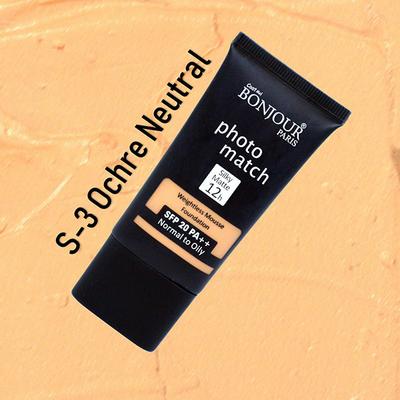 Bonjour Paris Photo Match Mousse Foundation - Nude Ochre 30 ml - Foundation