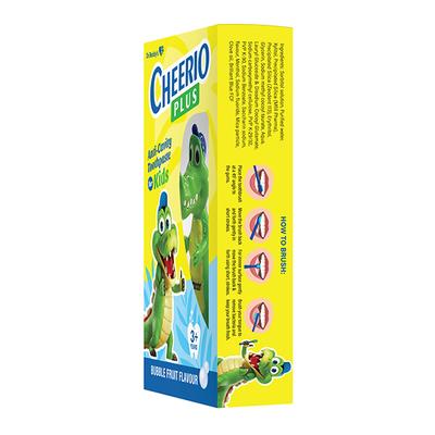 CHEERIO PLUS BUBBLE FRUIT FLAVOUR KIDS ANTI CAVITY Tooth Paste 75g - Oral Care - P-Mou