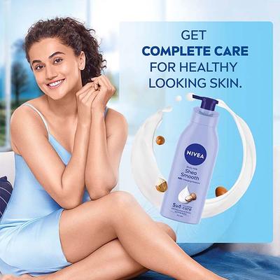 Nivea Shea Smooth 72h Moisture Care With Deep Nourish Serum 400 ml - Body Butter