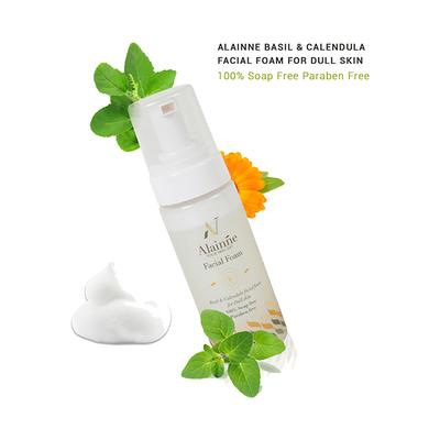 Alainne Basil and Calendula Facial Foam for Dull Skin 150 ml - Face Washes