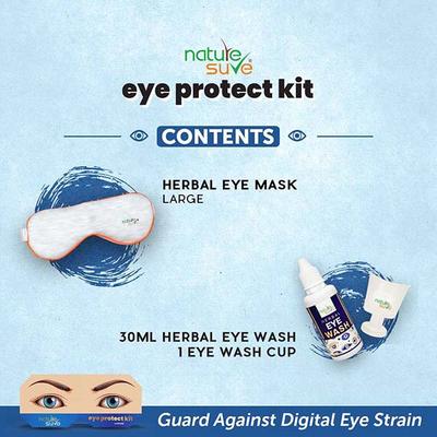 Nature Sure Large Eye Protect Kit for Digital Eye Strain in Men & Women - 1 Pack 1's - Eye Masks