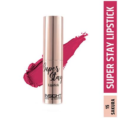 Insight Cosmetics Super Stay Lipstick - Sakura (15) 7 gm - Lipsticks