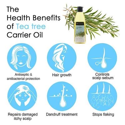 Soulflower Anti Dandruff Tea Tree Hair Oil 225 ml - Hair Oils