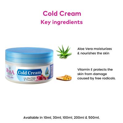 Rosa Cold Cream 10 ml - Lotions & Creams