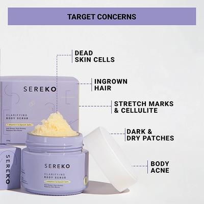 Sereko Clarifying Body Scrub Vitamin C & Epsom Salts 100 g - Scrubs & Exfoliants
