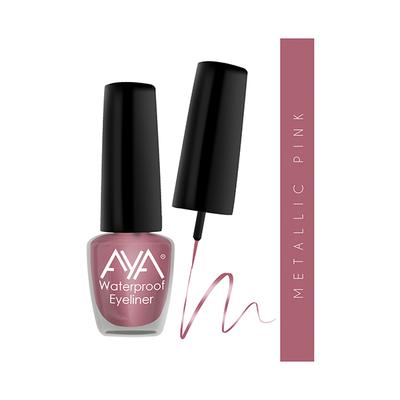 Aya 24 Hrs Long Lasting & Waterproof Eyeliner - Metallic Pink 5 ml - Eyeliners