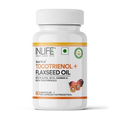 INLIFE Gold-Tri.E Tocotrienol + Flaxseed Oil Vegetarian Capsules 60's - Vital Health