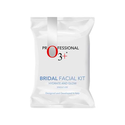 O3+ Bridal Facial Kit Hydrate & Glow for Dry Dehydrated Skin 10 Steps 122 gm - Facial Kits