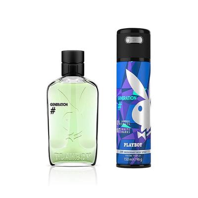Playboy Generation Set (Eau de Toilette100ml + BS150ml) 250 ml - Perfumes (Edt/Edp)