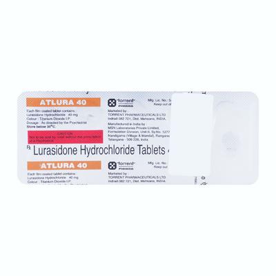 Atlura 40mg Tablet 10'S - Schizophrenia-Aps