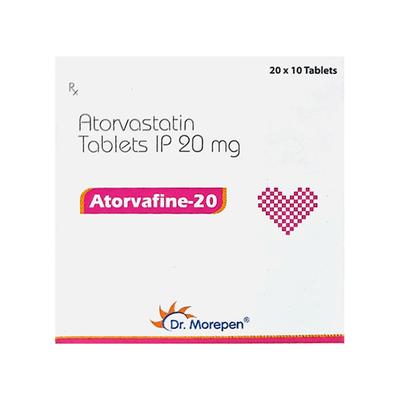 ATORVAFINE 20mg Tablet 10's - High Cholesterol-Dys