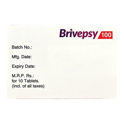 BRIVEPSY 100 Tablet 10's - Epilepsy/Convulsion-Ant