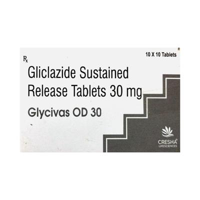 GLYCIVAS OD 30 Tablet 10's - Diabetes-Ant